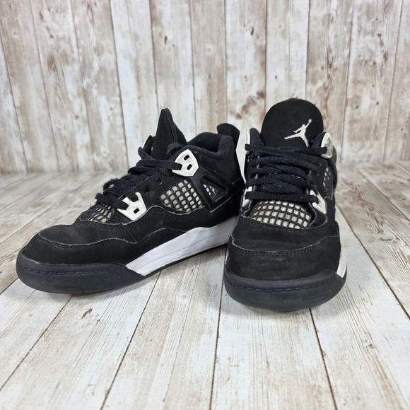 Jordan 4 Retro Black Cat Sneakers Youth Shoes‎ Comfortable Style 13C - Picture 5 of 8